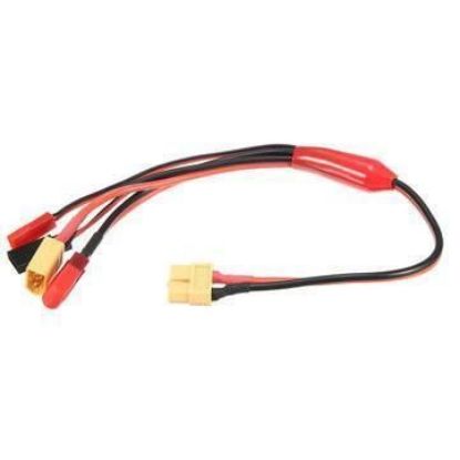 Picture of HH 4 in 1 Charge Lead- JST, XT60, Rx, Deans to XT60