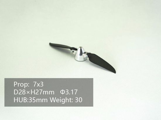 Picture of Dancing Wings Folding Propeller 7x3 (Alloy Hub)