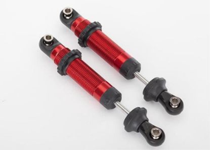 Picture of Traxxas 8260R Shocks- GTS Aluminum- Red (2)