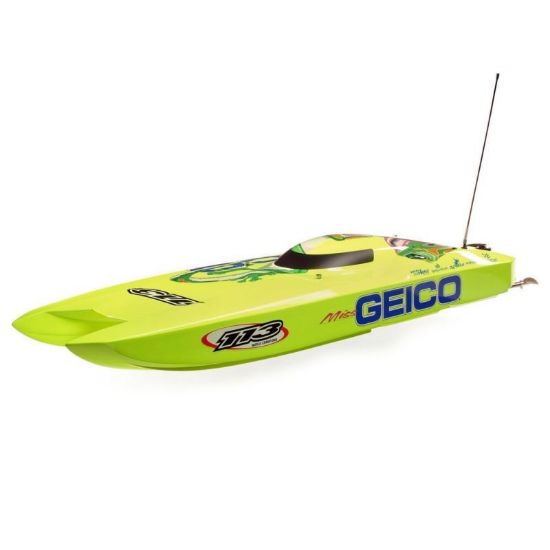 Picture of Proboat PRB08040 Miss GEICO Zelos 36" Twin Brushless Catamaran RTR