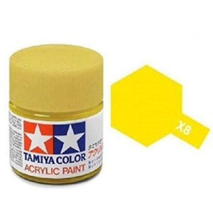 Picture of Tamiya  81508 X-8 Acrylic 10ML Lemon Yellow