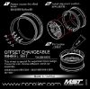 Picture of MST 102082GD GD-FS 501 Offset changeable wheel set (4pcs/pack)