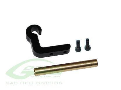Picture of SAB H0770-S TAIL PUSH ROD GUIDE - GOBLIN BLACK NITRO 650/700