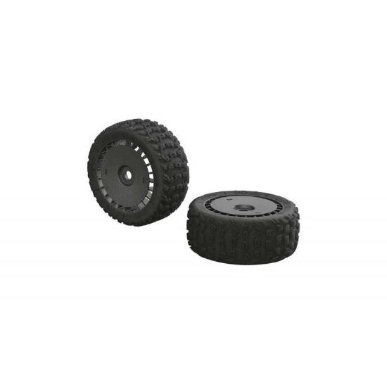Picture of Arrma ARAC9615 AR550048 KATAR T 6S Tire/Wheel Set Talion (2)