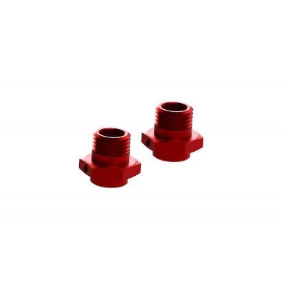 Picture of Arrma ARAC9416 / AR310484 Wheel Hex Alumn 17mm/16.5mm Red (2) Suits Kraton, Outcast, Talion
