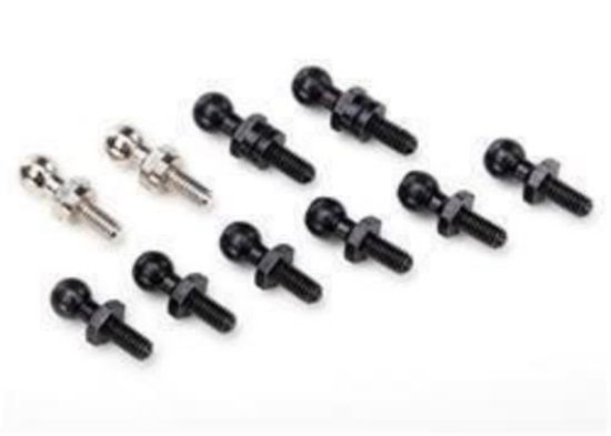 Picture of Traxxas 7540X Pivot Balls: Black (6), Silver (2)
