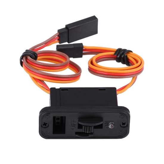 Picture of Fusesw-12 Heavy Duty RC On/Off Switch 3 Pin JR/Futaba Plug