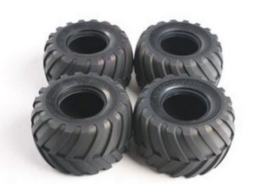 Picture of Tamiya 9805213 Tires- Lunchbox/Pumpkin (4)