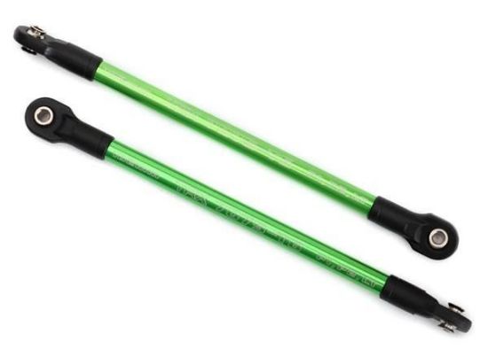 Picture of Traxxas 8618G Push rods, aluminum (green-anodized) (2) (assembled with rod ends)