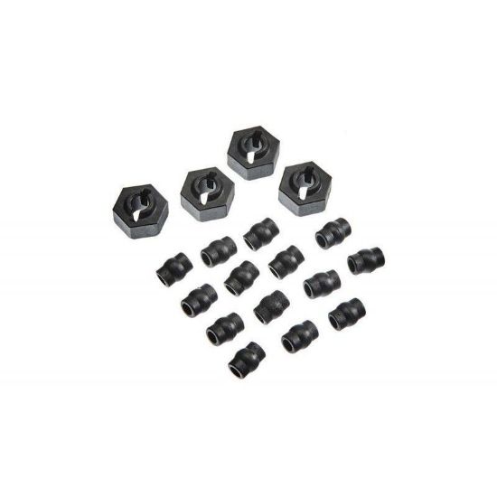 Picture of Arrma AR320386 / ARAC8068 Composite Pivot Ball & Hex Set Granite Voltage
