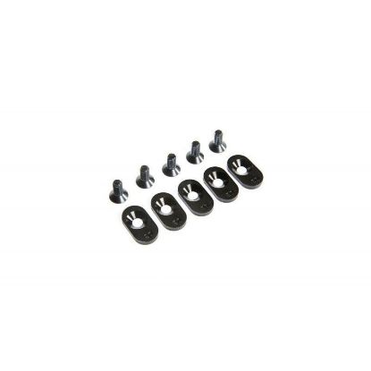 Picture of TLR/LOSI LOS252103 Engine Mount Insert & Screws, BLK, 20T(5)