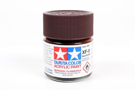 Picture of Tamiya 81709 XF-9 Acrylic 10ML Hull Red