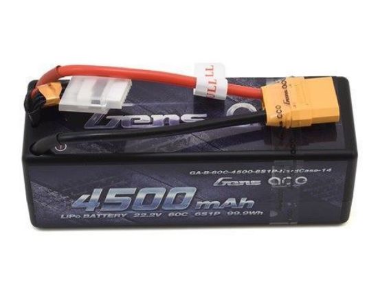 Picture of Gens Ace GA4500-6S60-CAR-BL 4500mAh 22.2v 6S 60C Hard Case EC5 Plug
