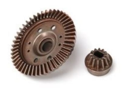 Picture of Traxxas 6779 Ring gear, differential/ pinion gear, differential (12/47 ratio) (rear)