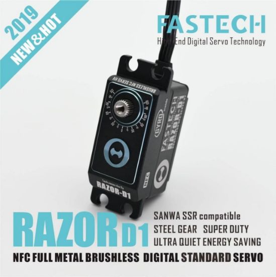 Fastech Brushless HV NFC Built in Gyro Servo ( 16kg ) 0.07S RAZOR-D1 ...