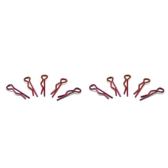 Picture of Arrowmax AM-103106 Small Body Clip 1/10 - Metallic Red (10)