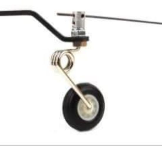 Picture of 6 Star Hobby 010C-26 Cabon Fiber & Steel Tail Wheel Assembly 20-40CC