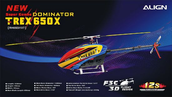 Picture of RH65E01XW T-REX 650X Super Combo