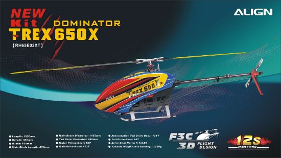 Picture of Align RH65E02XW T-REX 650X KIT