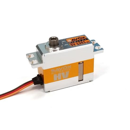 Picture of Savox SV-1261MG Mini HV Servo 20kg, .095sec @ 7.4v 35x15x31mm 40g Full CNC case