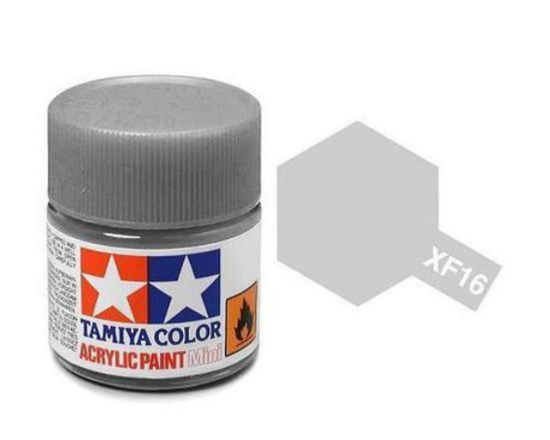 Picture of Tamiya  XF-16 81716 Acrylic 10ML Flat Aluminium