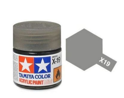 Picture of Tamiya 81519  X-19 Acrylic 10ML Smoke