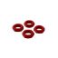 Picture of Arrma ARA310906/AR310906 Aluminum Wheel Nut 17mm Red (4)