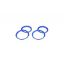 Picture of LOSI LOSB7029 Beadlock Set, Inner & Outer Blue (2): 5TT