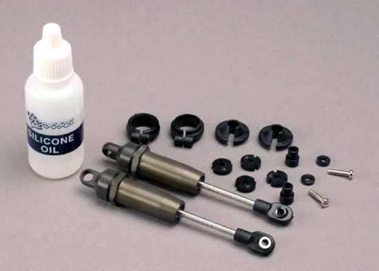 Picture of Traxxas 4760 - Shocks, Long (Hard-Anodized & Teflon-Coated T6 Aluminum