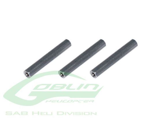 Picture of SAB H0216-S ALUMINUM SPACER 28MM - GOBLIN 500/570