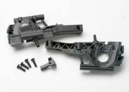 Picture of Traxxas 5330 - Bulkhead, Front (L&R Halves)/ Diff Retainer/ 4X14Mm Bcs