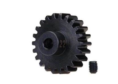 Picture of Traxxas 3952X  - 22T Pinion Gear (32P), Heavy Duty (Machined, Hardened Steel)/ Set Screw