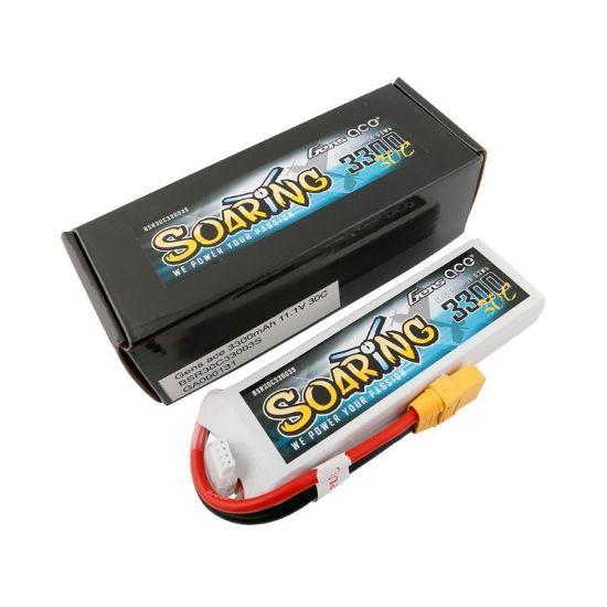 Picture of Gens Ace 3S 11.1v 3300mAh 30C XH Balance Soaring Series XT90 Plug