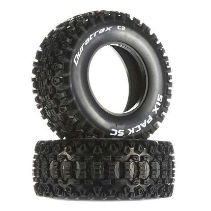 Picture of Duratrax DTXC3788 Six Pack SC Tire C2 (2) Fits Arrma Senton Wheels