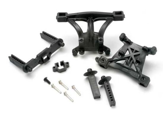 Picture of Traxxas 5314 - Body Mounts, Front & Rear/ Body Mount Posts, Screw Pins