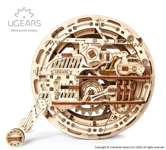 Picture of UGEARS 120990 Monowheel mechanical model kit