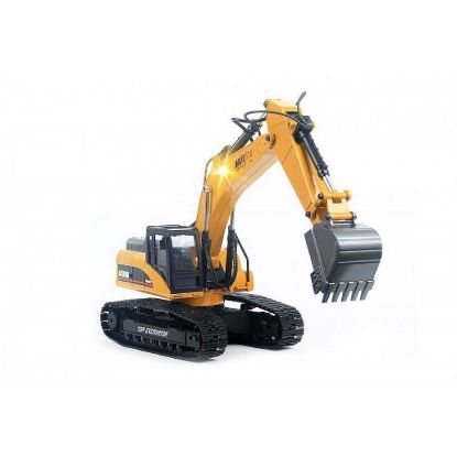 Picture of Huina 1580 RC Excavator 23Ch 1/14 Scale, 2020 Version Full Alloy in gift case