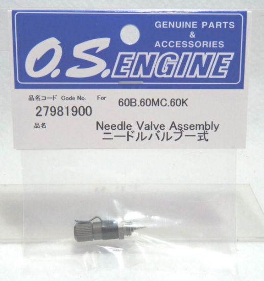 Picture of O.S. Engine 27981900 Needle valve assembly 40E, 60B, 60G, 60H, 60L