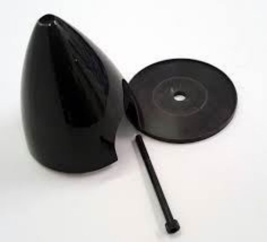 Picture of 6Star Hobby CSP0127 5"(127mm) Carbon Fibre Spinner with Carbon Fibre Back plate & 3K Surface Processing