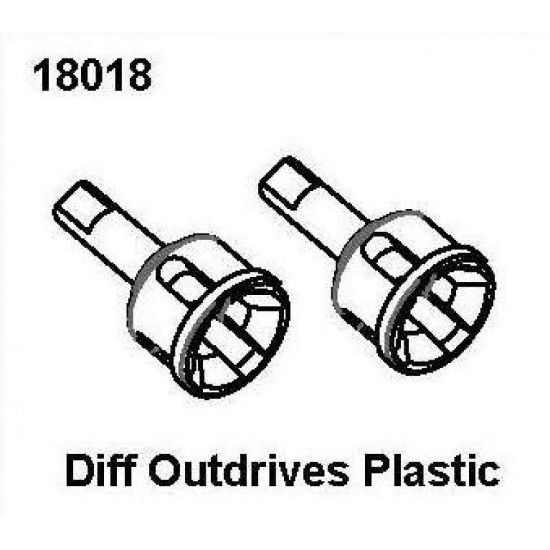 Picture of RC Pro 18018 Diff Outdrives Plastic, 1/18 MT