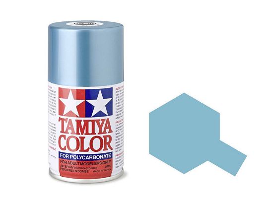 Picture of Tamiya PS-49 Polycarb Spray Paint: Sky Blue  Anodized