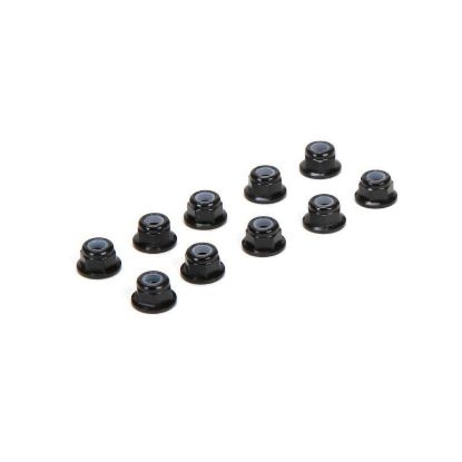 Picture of TLR TLR336005 M3 Flanged Aluminum Lock Nuts, Black (10)
