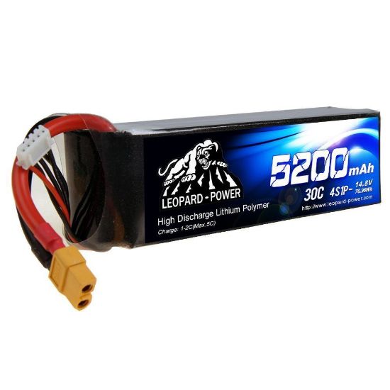 Picture of Leopard Power 6s 22.2v 10000mah 25c Lipo Battery EC5