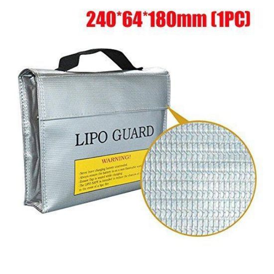 Picture of VGRC Hobby VGLFOP125 Lipo Storage and Charge Bag- Large 240x64x180mm