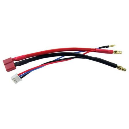 Picture of FUSE3051 Deans plug Harness for 2S  Lipo with 5mm Bullet