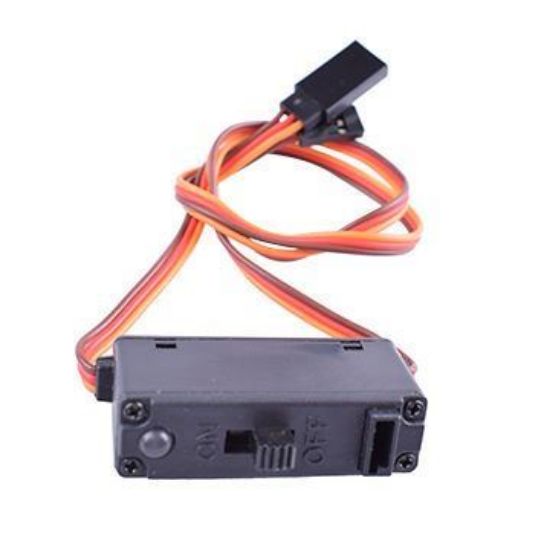 Picture of FUSESW-19 Heavy Duty RC On/Off Switch 3 Pin JR/Futaba Plug w Charge Port and Lead