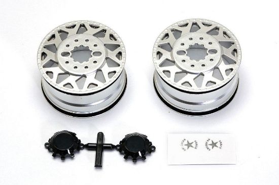 Picture of Cen Racing CD0602 F450 SD American Force H01 CONTRA Wheel (Silver, w/ blk cap) DL-Series