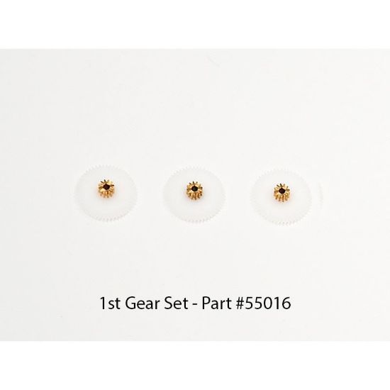 Picture of Hitec 55016 METAL PLASTIC FIRST GEAR SET (3PCS)