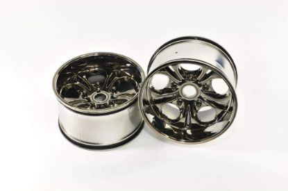 Picture of Cen Racing GS287A 7.5 Wheels 23mm Hex (Gunmetal Chrome) Reeper