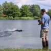Picture of Proboat PRB08043T1 Blackjack 42" 8S Brushless Catamaran RTR: Black/Orange 55+ Mph